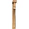 Ekena Millwork Merced Block Rough Sawn Bracket w/ Offset Brace, Western Red Cedar, 4"W x 24"D x 32"H BKT0402X24X32MRC05RWR - alternate 4